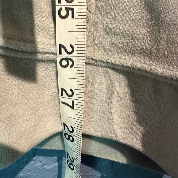 Athletic Works Pale Green Velour Zip up Jacket Size 2X Pockets Track Jacket Gym - Picture 6 of 7